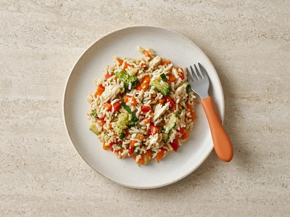 Stir-fry for 18 months+: family stir-fry, mildly sauced