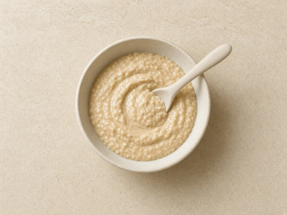 Sunflower seed butter for 9 months+: thinly spread or stirred in