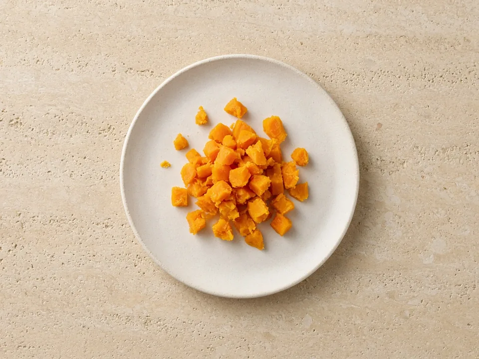 Sweet potato fries for 9 months+: small soft pieces