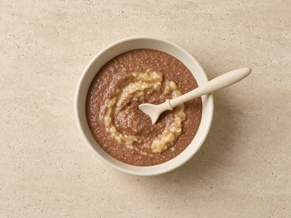 Teff for 9 months+: thicker porridge or patty pieces