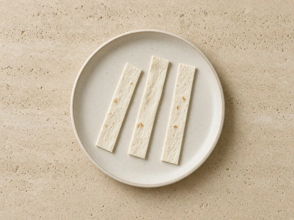 Tortilla for 6 months+: soft strips, plain or filled
