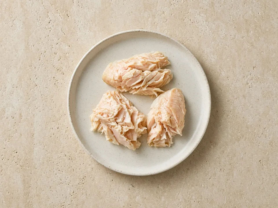 Trout for 6 months+: soft flakes or fish cakes