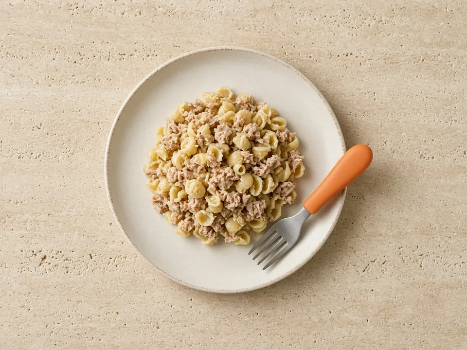 Tuna for 12 months+: flakes, cakes or in family meals