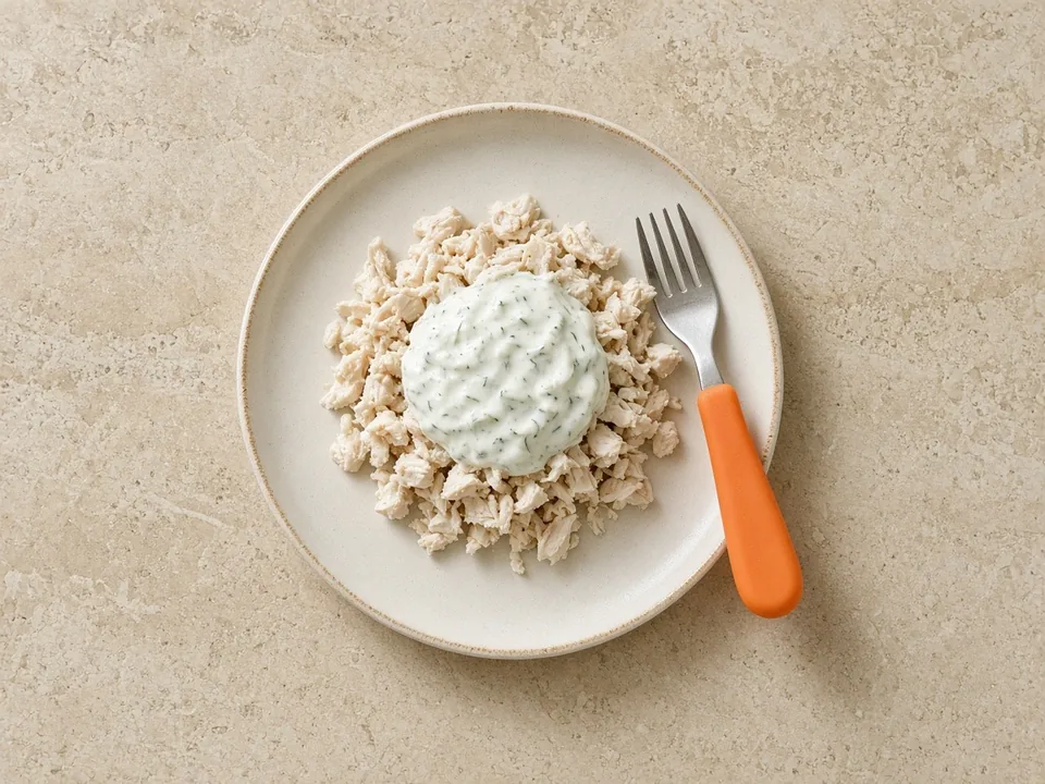 Tzatziki for 18 months+: tzatziki with family meals