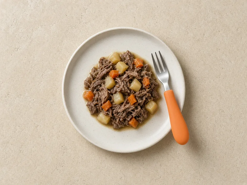 Venison for 12 months+: shredded or in family meals