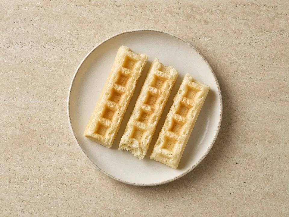 Waffles for 6 months+: soft waffle strips