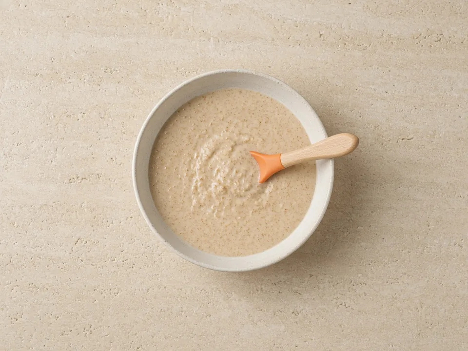 Walnuts for 6 months+: finely ground walnuts or thinned walnut butter