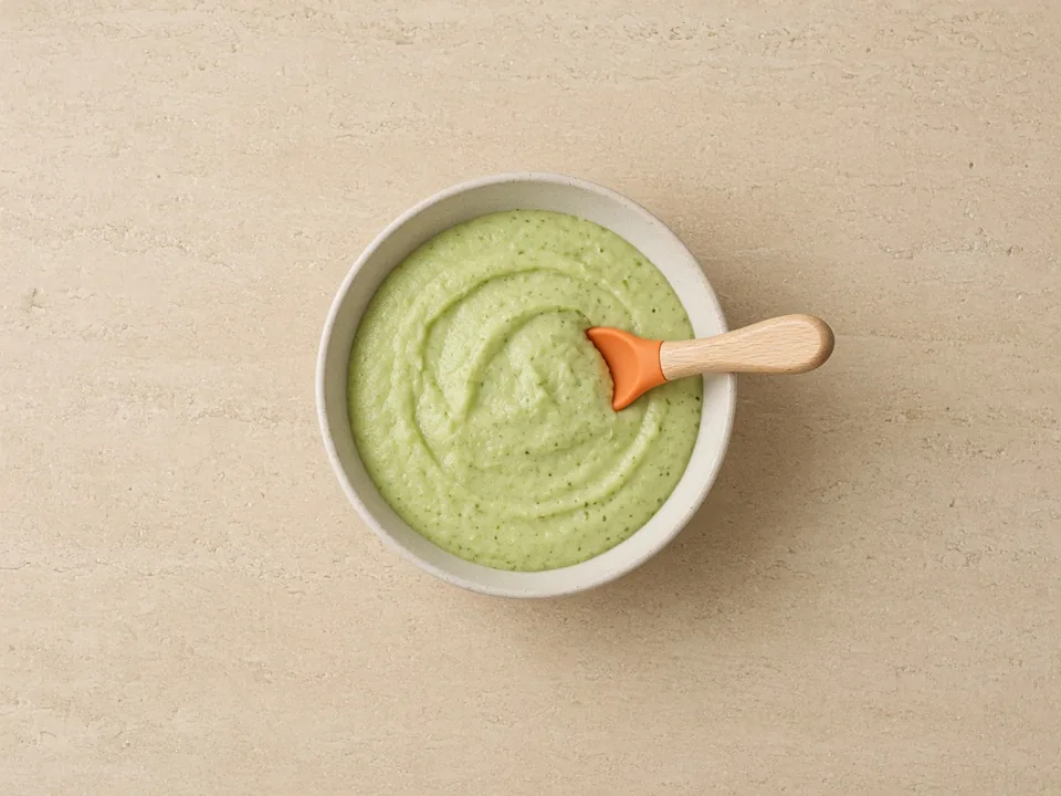 Watercress for 6 months+: cooked soft, then blended or very finely chopped