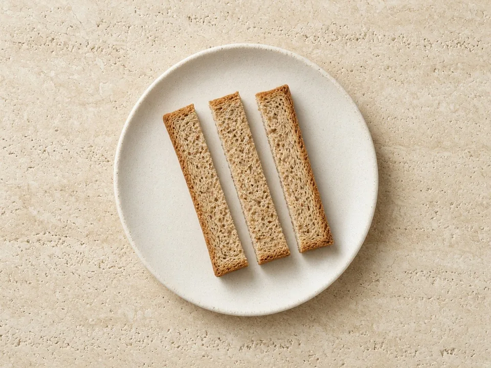 Wheat for 6 months+: wheat cereal, toast strips or soft pasta