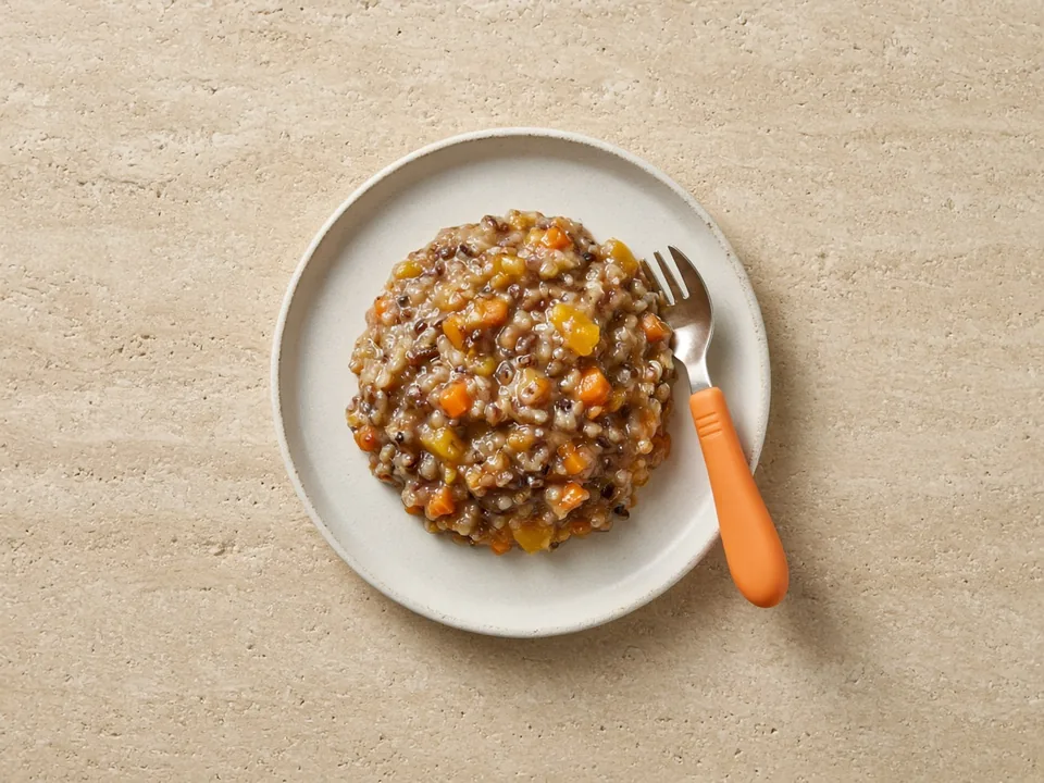 Wild rice for 18 months+: soft wild rice in family dishes