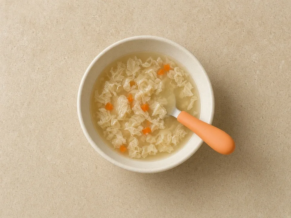 Yuba for 18 months+: family yuba dishes, cut small