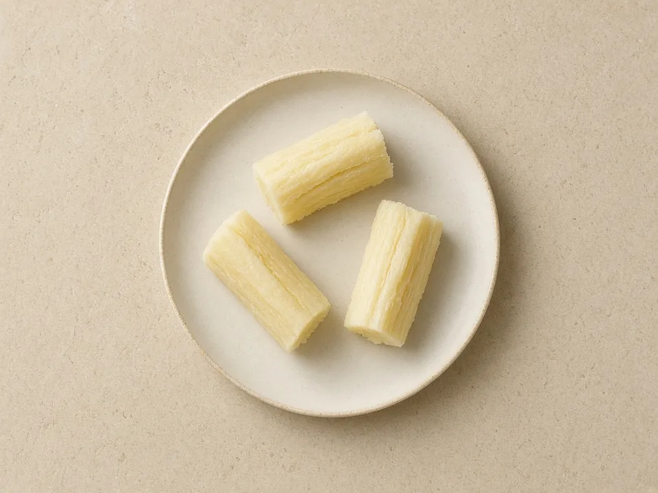 Yuca (cassava) for 6 months+: soft-cooked sticks or mashed yuca