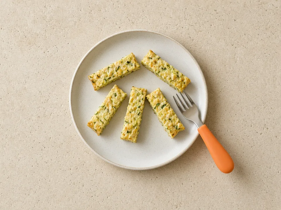Zucchini for 18 months+: cooked pieces or in family meals