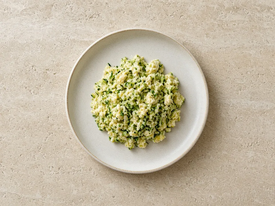 Zucchini for 9 months+: small soft pieces
